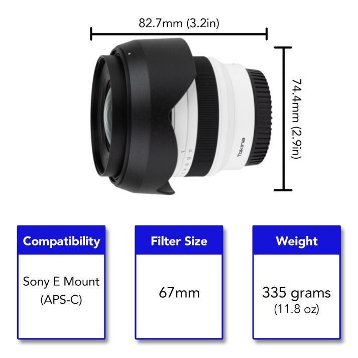 Refurbished - atx-m 11-18mm f2.8 Sony E Mount (White Edition)